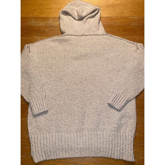 Lone Tree Womens Knit Hooded Sweater Size Small Beige - Picture 5 of 5